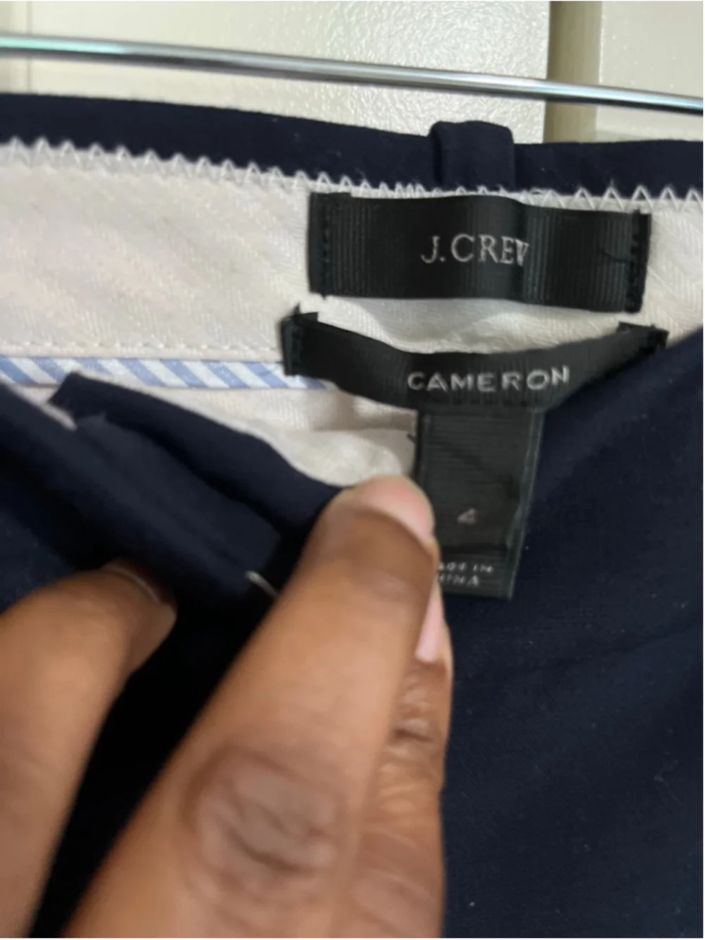 J.Crew Cameron Trousers Navy Women's Size 4